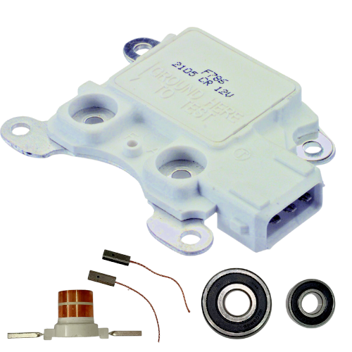 For New Alternator kit 6 Ford Mercury Regulator Brushes Bearings Slip Ring