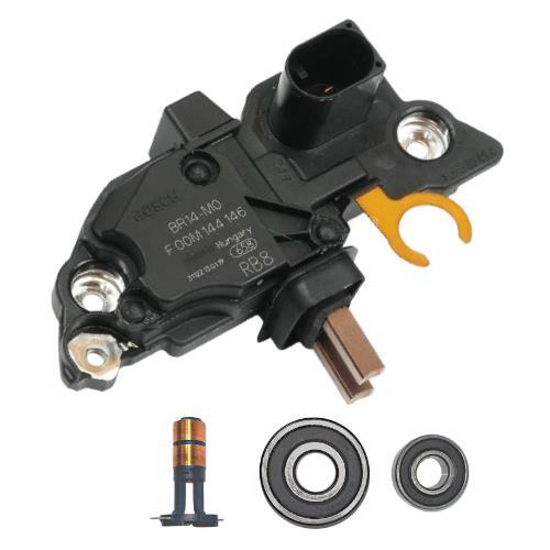 For New Alternator kit 6 Audi Mercedes-Benz Mini Regulator Brushes Bearings Slip