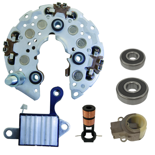 For New Alternator kit 7 BMW Regulator Bearings Slip Ring Rectifier