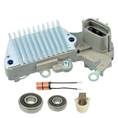 For New Alternator kit 6 Acura Isuzu Regulator Brush Holder Bearings Slip Ring