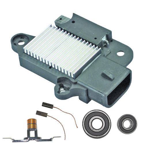 For New Alternator kit 6 Ford Lincoln Mercury Regulator Brushes Bearings Slip