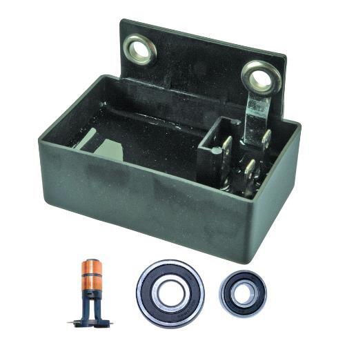 For New Alternator kit 6 Audi BMW Lamborghini Regulator Brushes Bearings Slip