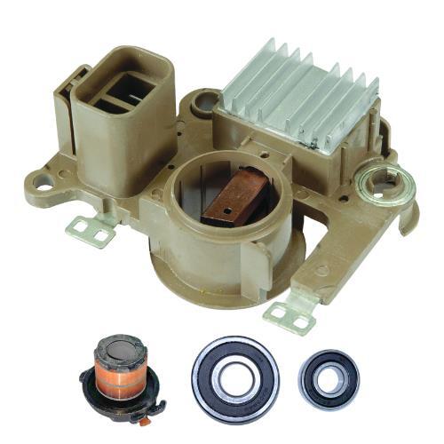 For New Alternator kit 6 Dodge Eagle Nissan Mercury Regulator Brush Bearing Slip