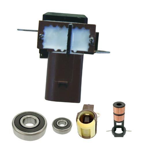 For New Alternator kit 6 Jaguar Land Rover Regulator Brush Holder Bearings Slip