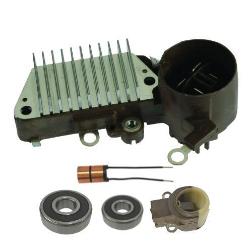 For New Alternator kit 6 Acura Honda Isuzu Regulator Brush Holder Bearings Slip