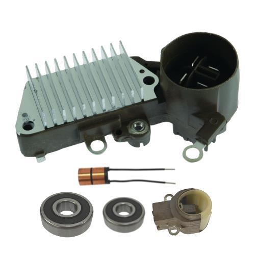 For New Alternator kit 6 Acura Honda Sterling Regulator Brush Holder Bearings