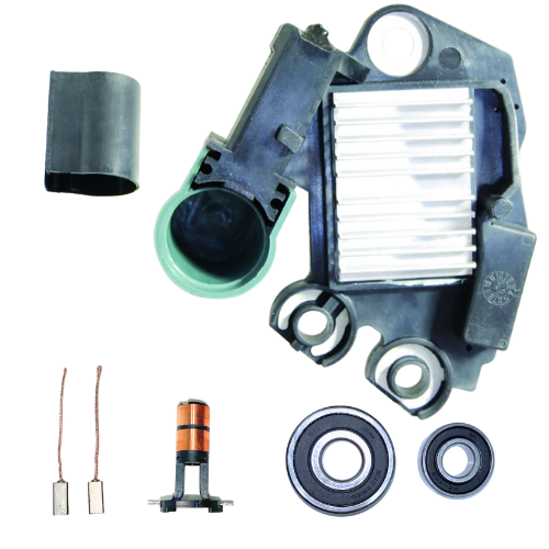 For New Alternator kit 6 Audi Volkswagen Regulator Brushes Bearings Slip Ring