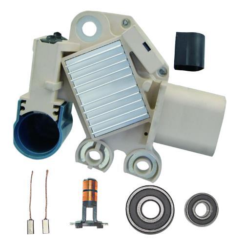 For New Alternator kit 6 Dodge Kia Regulator Brushes Bearings Slip Ring