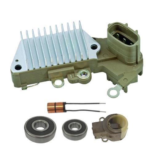 For New Alternator kit 6 Mini Suzuki Regulator Brush Holder Bearings Slip Ring